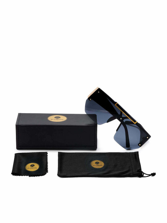 Olympus Sunglasses Kerynitis Unisex Sunglasses with Plastic Frame Gold Black 02-074
