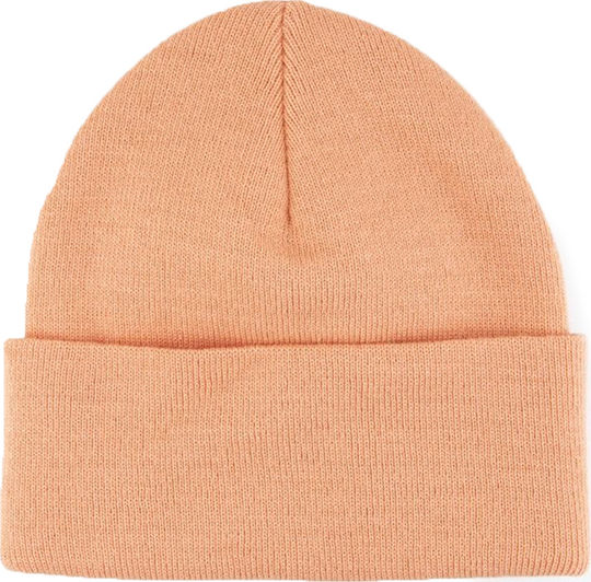 Beanie Γυναικείος Σκούφος Πλεκτός Peach