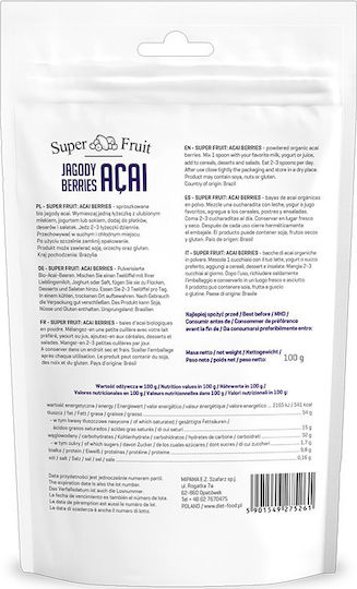 Diet-Food Bio Acai σε Σκόνη 100gr