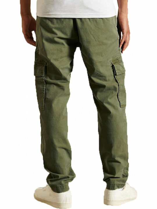 Ovin Core Trousers Cargo Elastic in Regular Fit Khaki
