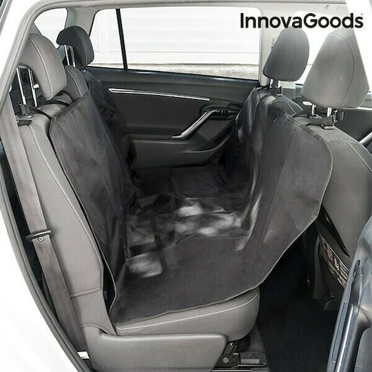 InnovaGoods Waterproof Seat Cover Car for Dog Protective Cover for Pets Black