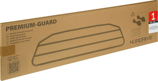 Nordrive Premium-Guard Type 1 Car Divider for Dog Mesh 910x226mm Black