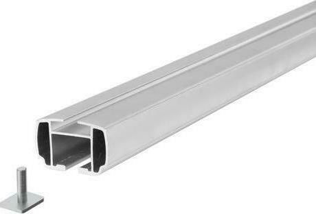 Nordrive Aluminum Car Roof Bars 140cm Universal 1991 for Cars with Factory Bars Set with Roof Rack Legs and Lock