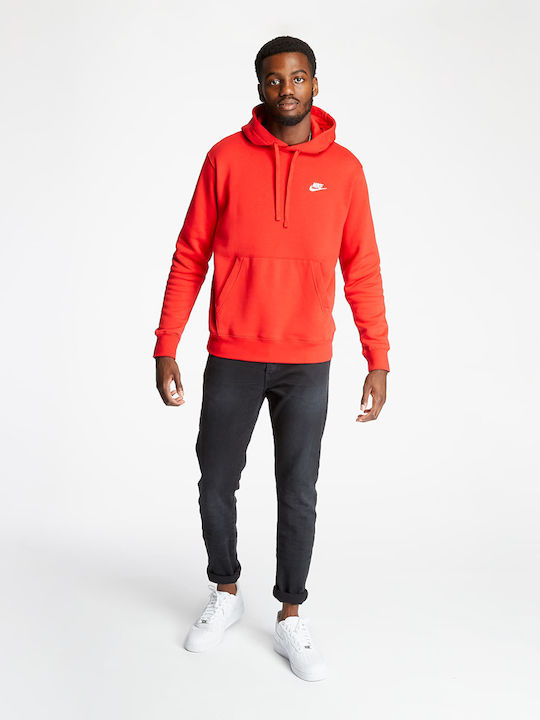 Club Sweatshirt mit Kapuze Rot