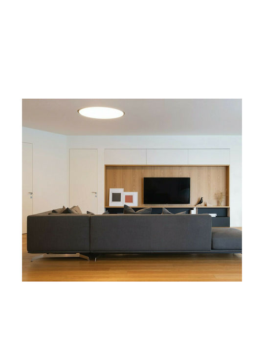 VK Lighting Round Recessed LED Panel 20W with Warm White Light 3000K 28.6cm