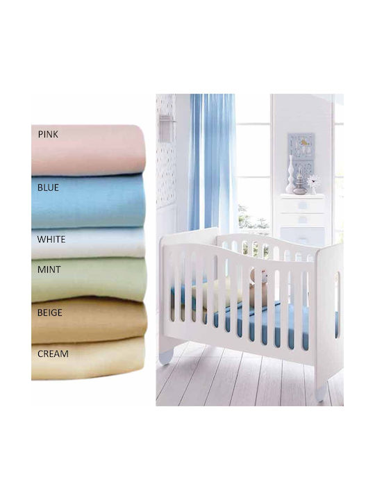 SB Home Delos Baby Sheet Cradle Cotton Cream 80x110cm 05.00204