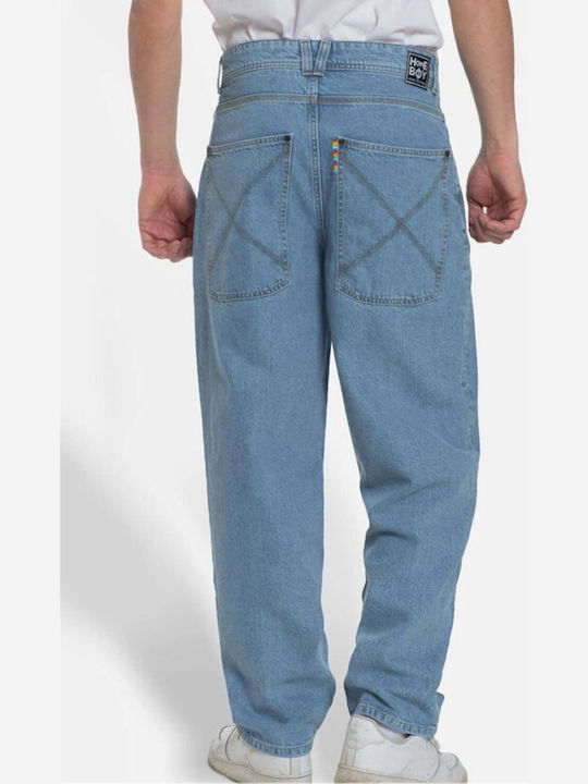 Homeboy Xtra Baggy Ανδρικό Παντελόνι Τζιν σε Loose Εφαρμογή Μπλε