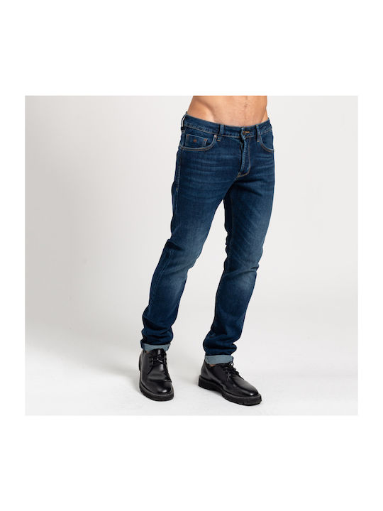 Simon Men's Jeans Pants in Slim Fit Blue