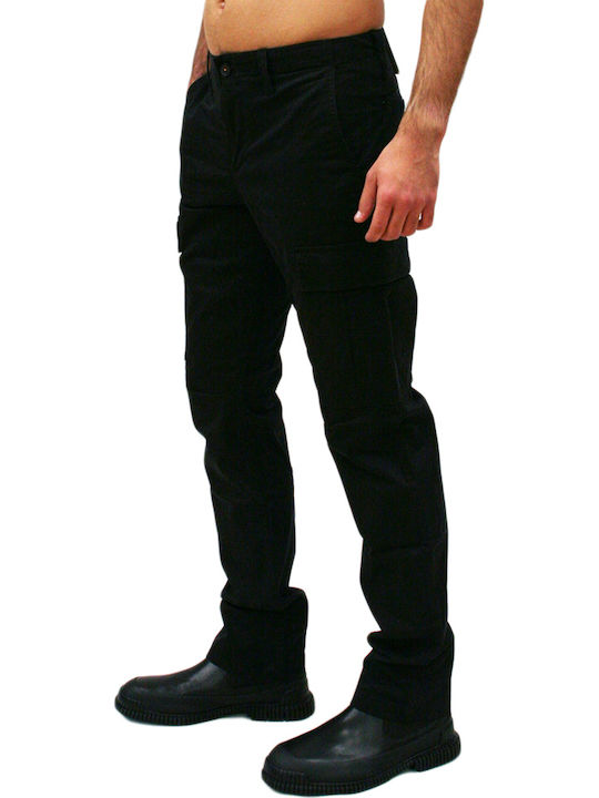 Hose Cargo Elastisch Schwarz