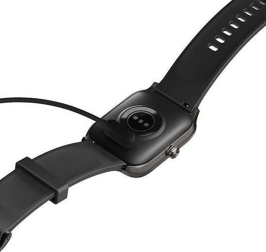 Haylou GST 43mm Smartwatch με Παλμογράφο (Μαύρο)