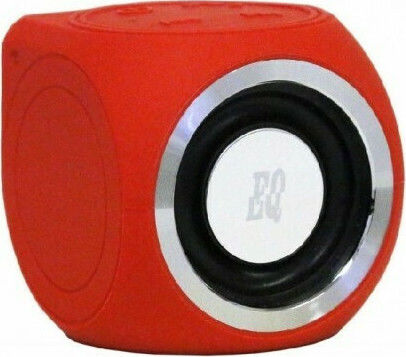 Earthquake Equatic Ηχείο Bluetooth 3W με Διάρκεια Μπαταρίας έως 3 ώρες Κόκκινο