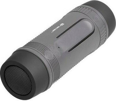 Tracer Traveltube Ηχείο Bluetooth 3W με Ραδιόφωνο και Διάρκεια Μπαταρίας έως 8 ώρες Γκρι