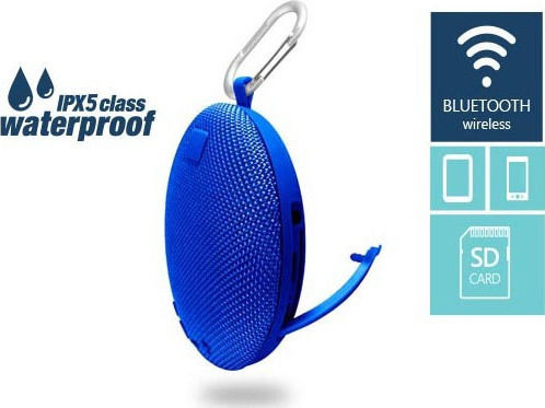 Platinet PMG14 Ηχείο Bluetooth 5W με Διάρκεια Μπαταρίας έως 6 ώρες Μπλε