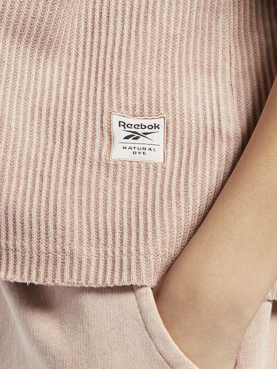 Classics Natural Dye Waffle Women's Oversized T-shirt Canyon Coral