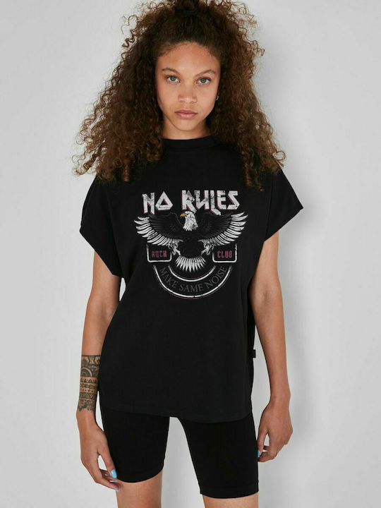 Дамско T-shirt Черно