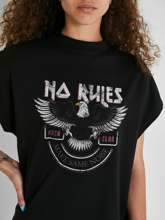Дамско T-shirt Черно