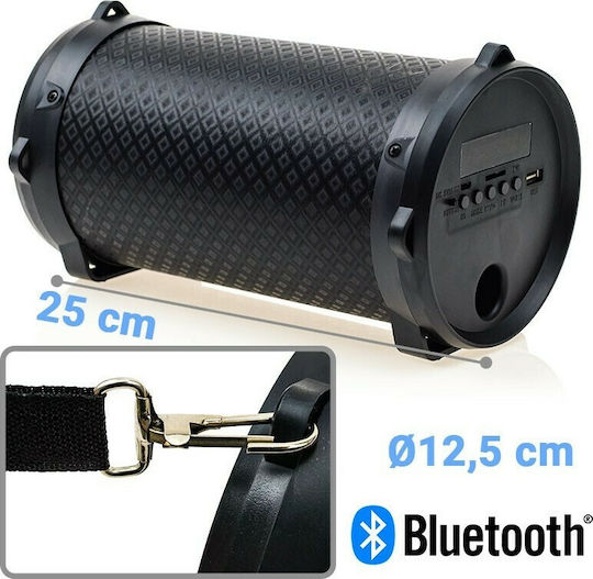 HAMA Tube 2.0 Boxă Bluetooth 3W cu Durată de Baterie până la 8 ore Negru