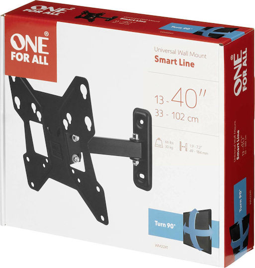 One For All One All TV WM2241 Βάση Τηλεόρασης Τοίχου έως 40" και 30kg