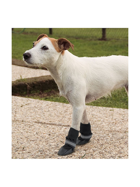 Ferplast Protective Shoes for Dogs in Black Color 2pcs