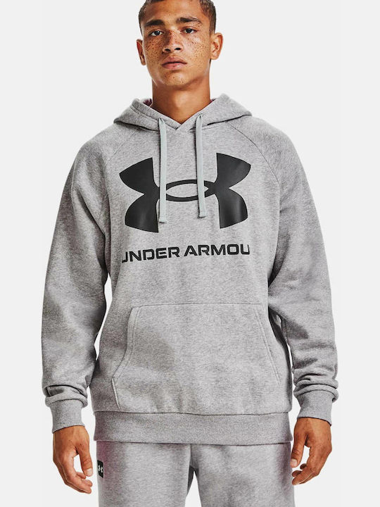 Rival Big Sweatshirt mit Kapuze Heather Grey