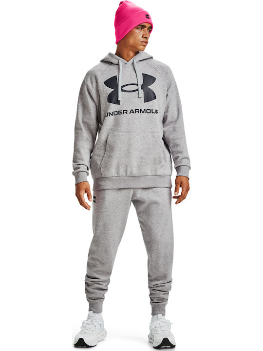 Rival Big Sweatshirt mit Kapuze Heather Grey