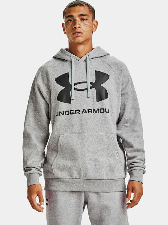 Rival Big Sweatshirt mit Kapuze Heather Grey