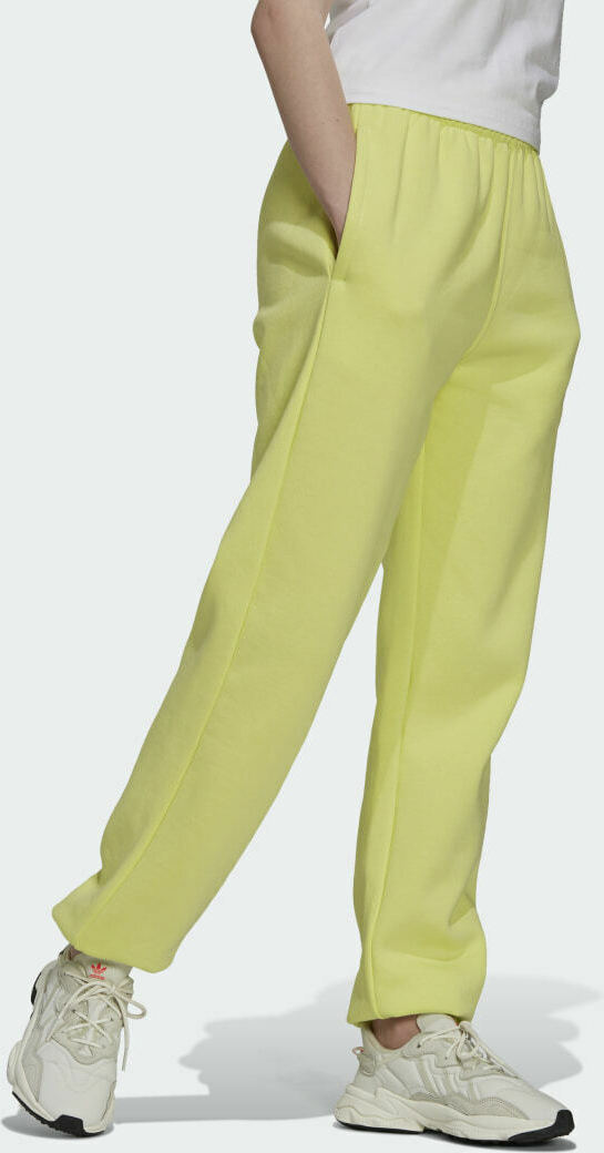 Adidas Adicolor Essentials Παντελόνι Γυναικείας Φόρμας με Λάστιχο Pulse  Yellow Fleece H06630 | Skroutz.gr