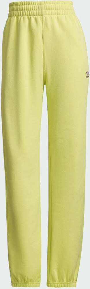 Adidas Adicolor Essentials Παντελόνι Γυναικείας Φόρμας με Λάστιχο Pulse  Yellow Fleece H06630 | Skroutz.gr