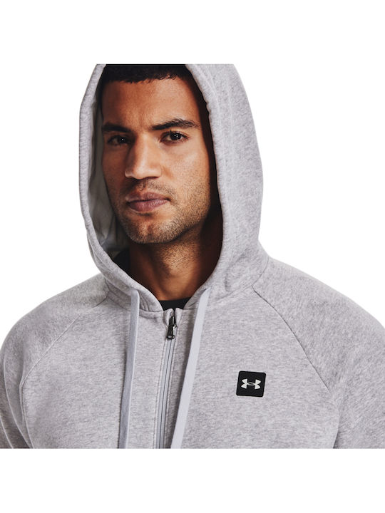 Rival Cardigan With Hood Light Gray