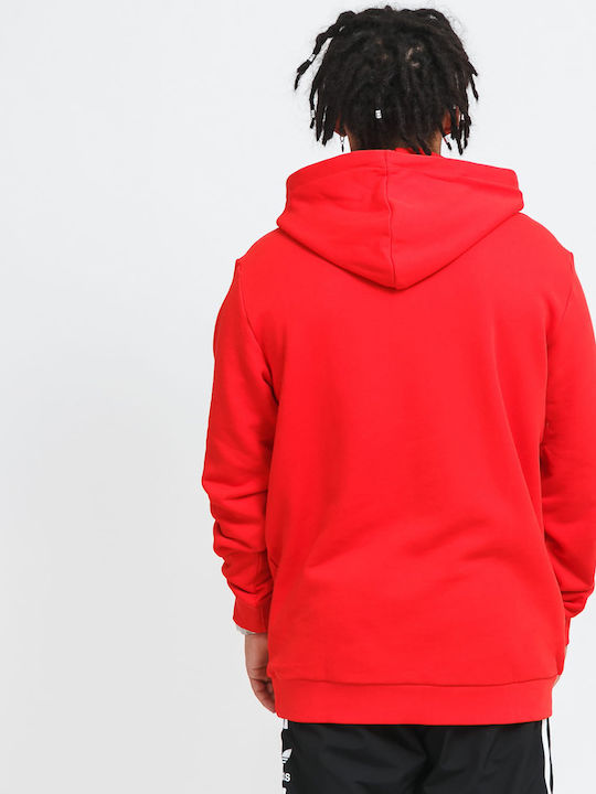 Adicolor Classics Trefoil Sweatshirt with Hood Red