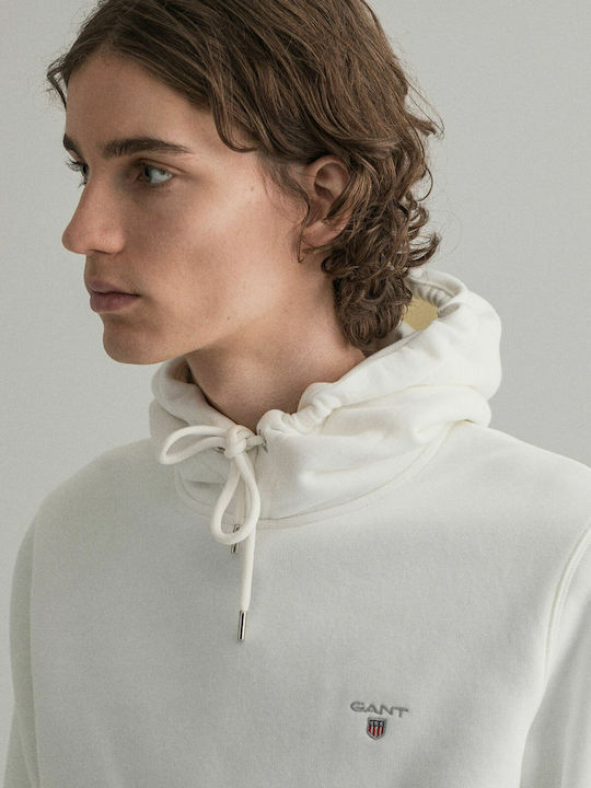 Sweatshirt with Hood White