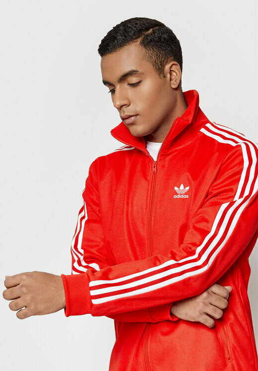 Adidas Adicolor Classics Primeblue Ανδρική Φούτερ Ζακέτα με Τσέπες Κόκκινη  H09111 | Skroutz.gr