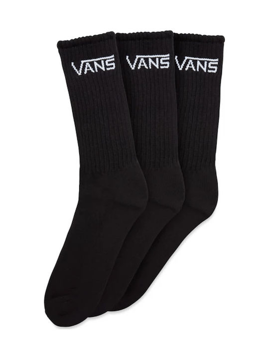 Vans Classic Crew Чорапи Черни 3Пакет Vans Classic Crew Чорапи Черни 3Пакет