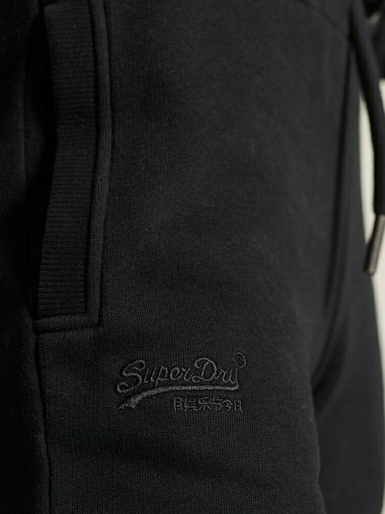 Vintage Logo Sweatpants Jogger Black