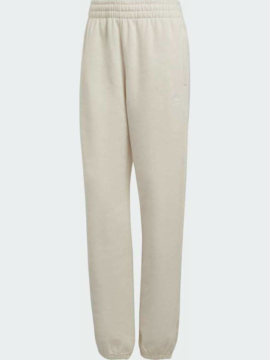Adicolor Essentials Pantaloni de Trening cu elastic Fleece Wonder White