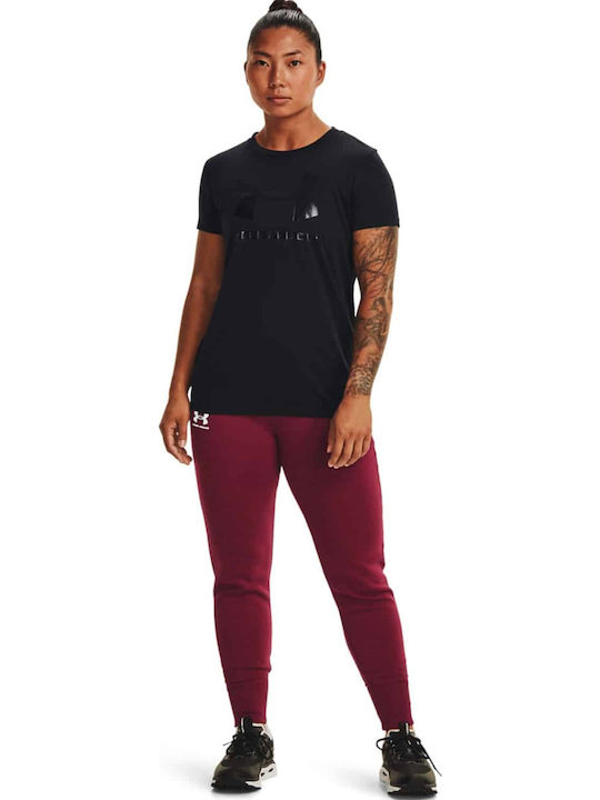 Rival Sweatpants Jogger Fleece Burgundy