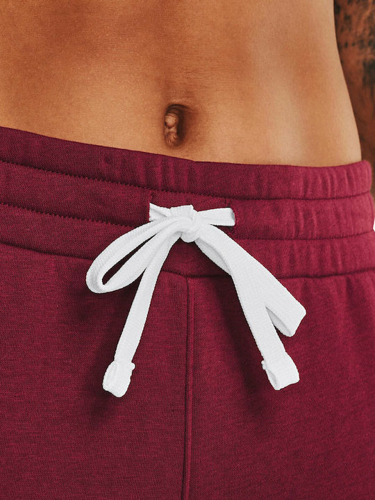 Rival Sweatpants Jogger Fleece Burgundy