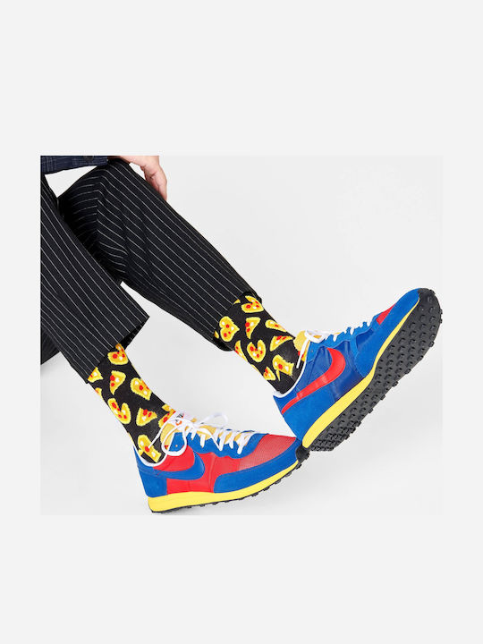 Happy Socks Pizza Love Șosete cu Model Negre 1Pachet