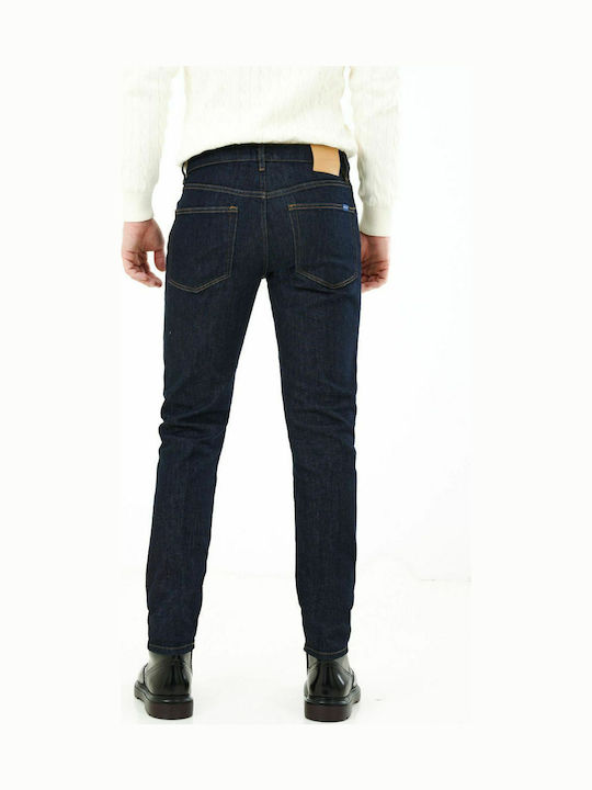 Hayes Ανδρικό Παντελόνι Τζιν με Slim Straight Εφαρμογή Navy Μπλε