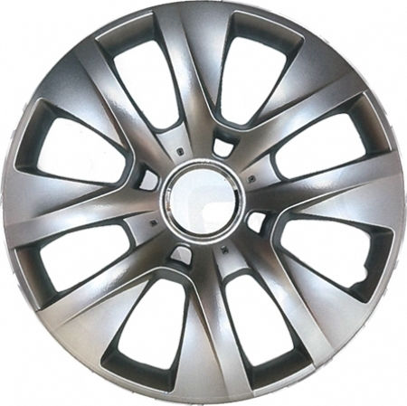 Croatia Cover Σετ Τάσια Αυτοκινήτου Peugeot 208 4τμχ 15" Ασημί
