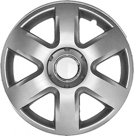 Croatia Cover Σετ Τάσια Αυτοκινήτου 15" με Σήμα Renault 4τμχ Ασημί