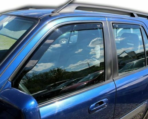 Heko Set of Windbreakers Front Car Dark Fime for Honda CR-V 2pcs