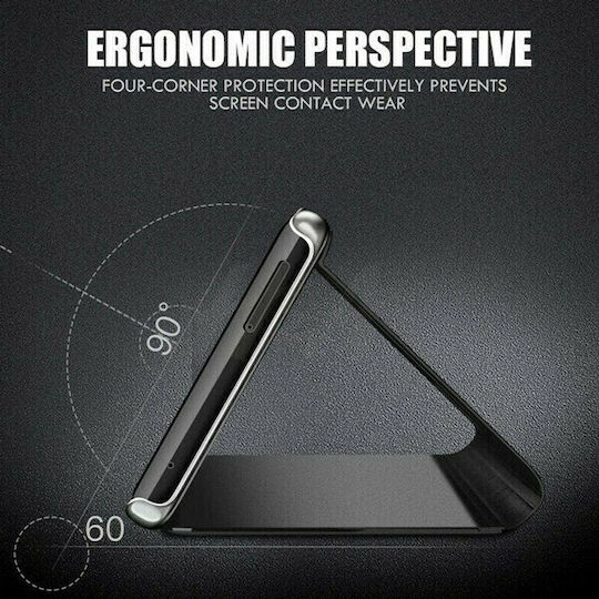 Hurtel Clear View Book Plastic Black (Galaxy A52 / A52s)