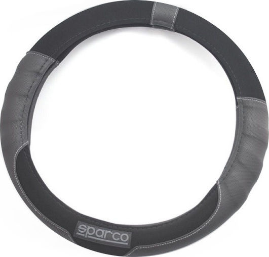 Sparco Car Steering Wheel Cover with Diameter 37-38cm Synthetic Black