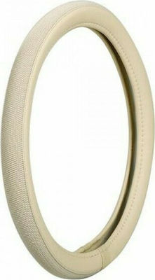 Lampa Car Steering Wheel Cover Duo-Grip with Diameter 37-39cm Synthetic Beige L3313.9