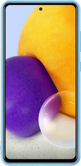 Samsung Задна корица Силикон 1.4мм Син (Galaxy A72)