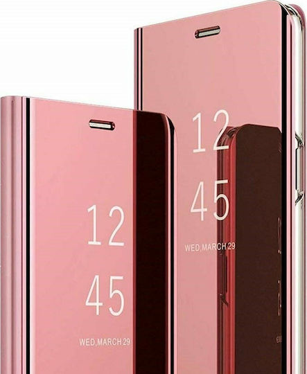 Hurtel Clear View Book Πλαστικό Ροζ (Redmi Note 10 / 10s / Poco M5s)