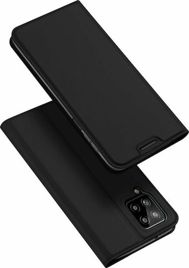 Dux Ducis Skin Pro Buchen Sie Synthetisches Leder Schwarz (Galaxy A22 4G)