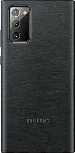 Samsung Книга Изкуствена кожа / Пластмаса Черен (Galaxy Note 20)