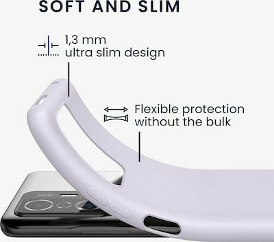 KWmobile Coperta din spate Silicon Lavender (Xiaomi 11T / 11T Pro - Xiaomi 11T / 11T Pro) 56245.108